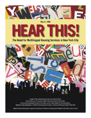 The Hear This! Report: The Need for Multilingual Housing Services in New York City