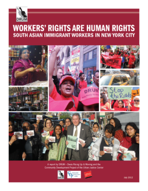 Workers’ Rights Are Human Rights: South Asian Immigrant Workers in New York City
