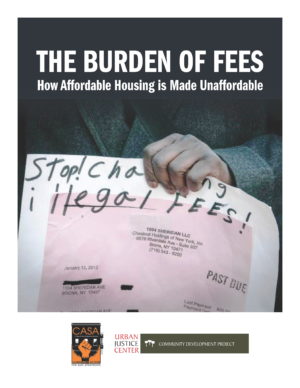 The Burden of Fees: How Affordable Housing is Made Unaffordable