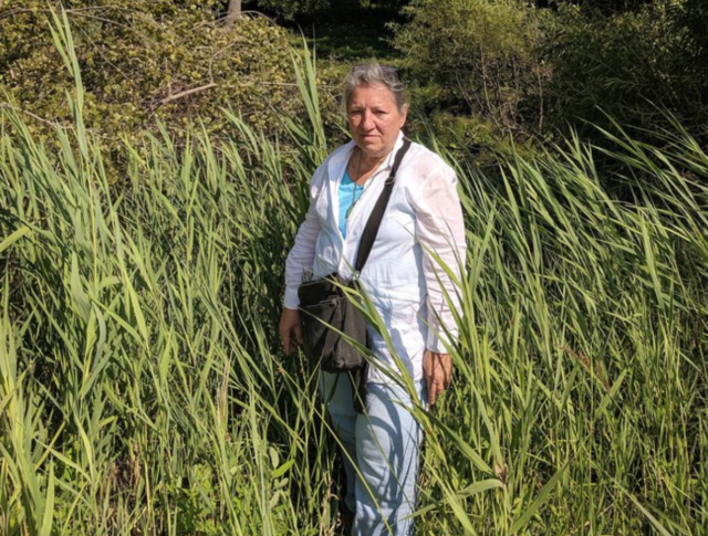Gabriella Velardi-Ward is part of a group of Staten Islanders fighting to save 18 acres of wetlands in Staten Island's Graniteville neighborhood